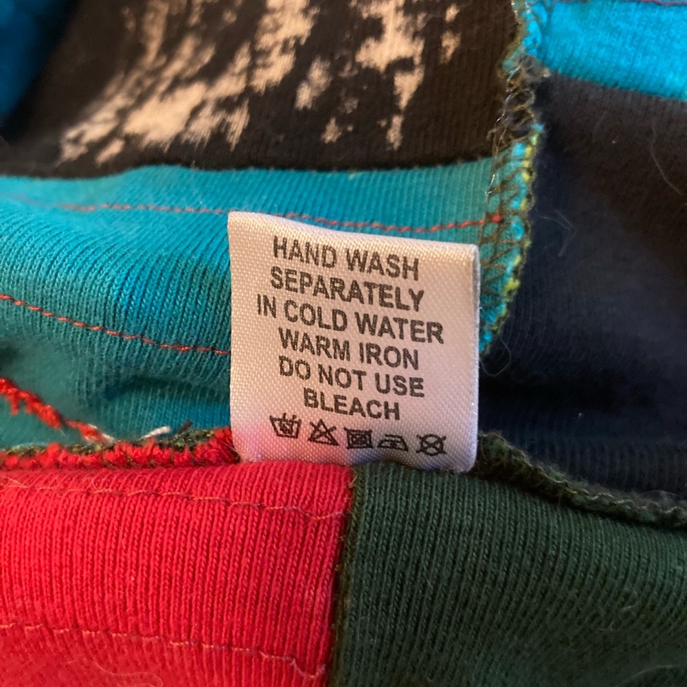 Patchwork Multicolor Zip Up Hoodie From South Ame… - image 6